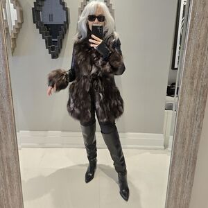 Passigatty FUR Downfilled Coat Med